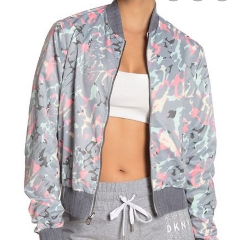 Maaji Allover Print Watercolor Reversible Jacket M